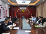 市住房保障和房产管理局调研员、市物业行业党委书记司明一行莅临我司调研指导党建工作