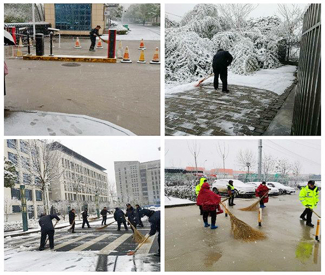 阡陌物业2019年首场大雪除雪纪实(图2) 阡陌物业2019年首场大雪除雪纪实(图2)