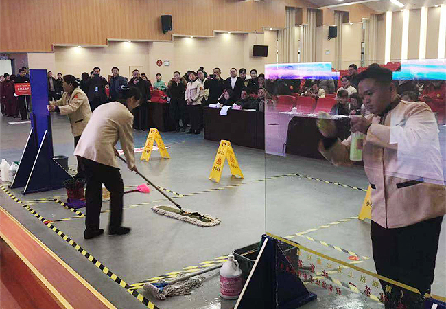 庆贺！阡陌物业在安徽省高校后勤首届“校园美容师”技能竞赛上成绩优异、获得多项殊荣(图2)