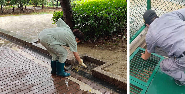 暴雨来袭，阡陌物业多措并举“迎战强敌”(图1)