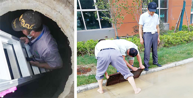 暴雨来袭，阡陌物业多措并举“迎战强敌”(图4)
